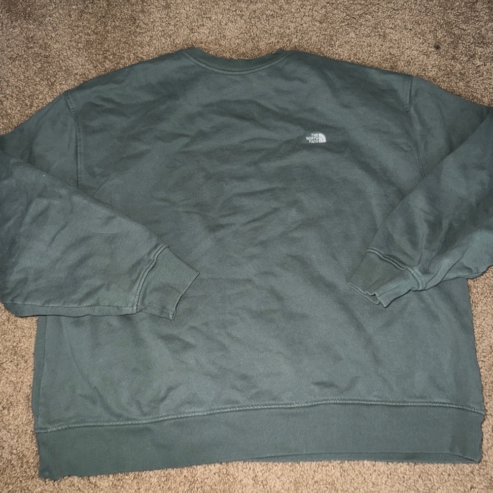 Northface Green Crew Neck